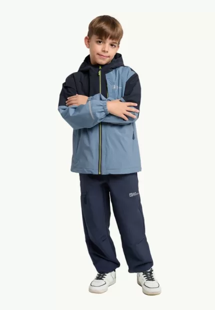 Actamic 2l Jkt Regenjacke für Kinder Elemental Blue