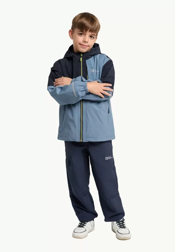 Actamic 2l Jkt Regenjacke fuer Kinder Elemental Blue 1610641 1325 140 4 - Actamic 2l Jkt Regenjacke für Kinder Elemental Blue