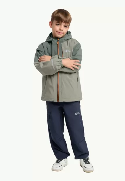 Actamic 2l Jkt Regenjacke für Kinder mint leaf