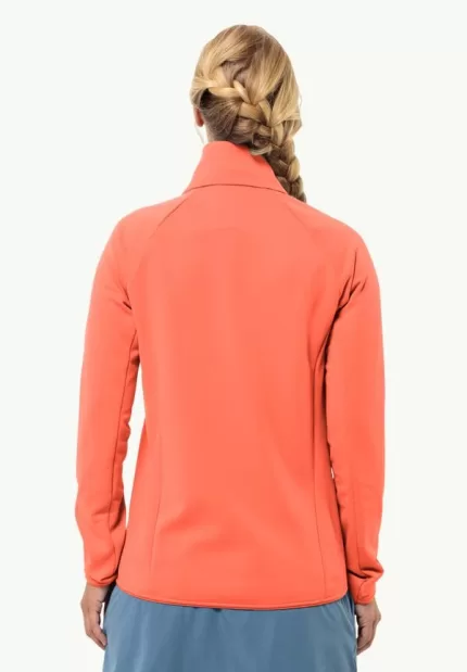 Alpgrat Fz Damen-Fleecejacke Digital Orange