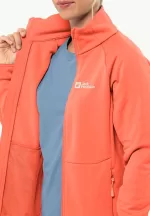 Alpgrat Fz Damen-Fleecejacke Digital Orange