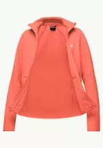 Alpgrat Fz Damen-Fleecejacke Digital Orange