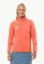 Alpgrat Fz Damen-Fleecejacke Digital Orange