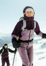 Alpspitze Tour 3l Jkt Atmungsaktive Skijacke mit RECCO® Tracking System Damen wild blossom