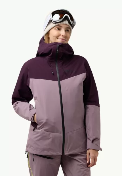 Alpspitze Tour 3l Jkt Atmungsaktive Skijacke mit RECCO® Tracking System Damen wild blossom