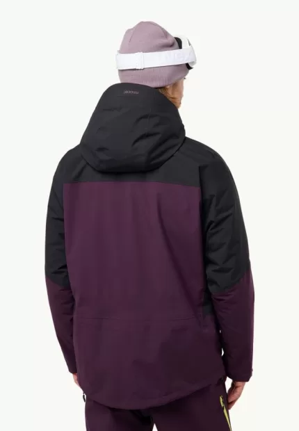 Alpspitze Tour 3l Jkt Atmungsaktive Skijacke mit RECCO® Trackingsystem Herren midnight plum