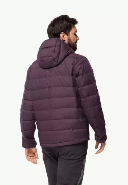 Ather Down Hoody M Rds Herren-Daunenjacke midnight plum