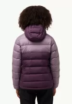 Ather Down Hoody W Rds Damen-Daunenjacke midnight plum