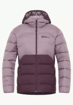 Ather Down Hoody W Rds Damen-Daunenjacke midnight plum