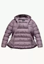 Ather Down Hoody W Rds Damen-Daunenjacke midnight plum