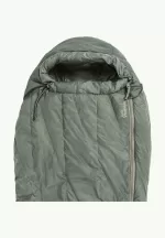 Athmos Down |5, 180cm Rds Warmer Daunenschlafsack für Temperaturen bis 5° picnic green