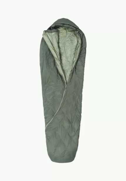 Athmos Down |5, 195cm Rds Warmer Daunenschlafsack für Temperaturen bis 5° picnic green