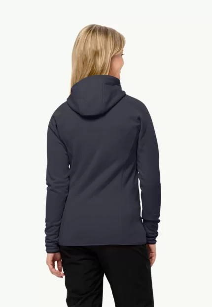 Baiselberg Hooded Fz Damen-Fleecejacke Graphite