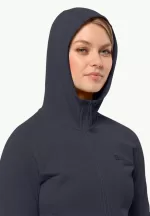 Baiselberg Hooded Fz Damen-Fleecejacke Graphite