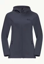 Baiselberg Hooded Fz Damen-Fleecejacke Graphite