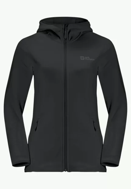 Baiselberg Hooded Fz Damen-Fleecejacke black