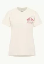 Bergblick T Damen-T-Shirt aus Bio-Baumwolle panna cotta