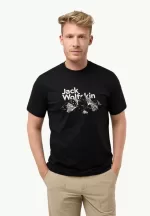 Bergblick T Herren-T-Shirt aus Bio-Baumwolle black