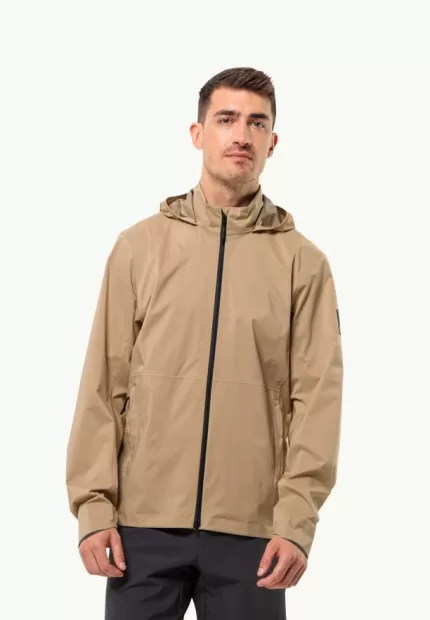 Bike Commute 2.5l Jkt Fahrrad-Regenjacke Herren sand storm