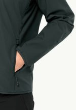 Bornberg Hoody Herren-Softshelljacke black olive/firefly