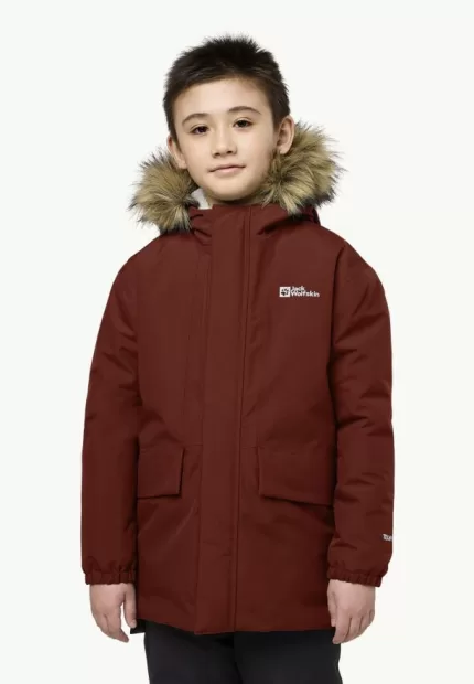 Cozy Bear Jacket Winterjacke für Kinder intense rust