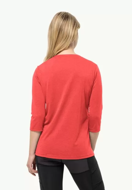 Crosstrail 3|4 T Damen Funktionsshirt Vibrant Red