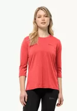 Crosstrail 3|4 T Damen Funktionsshirt Vibrant Red