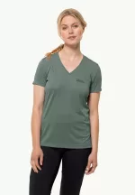 Crosstrail T Women Damen-Funktionsshirt Hedge Green