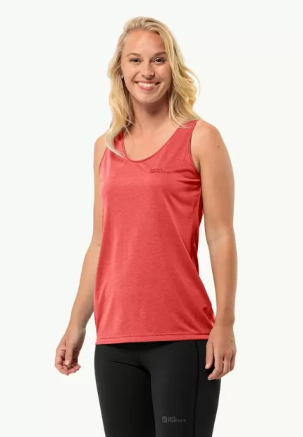 Crosstrail Tank Damen Funktionsshirt Vibrant Red