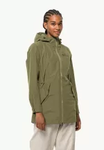 Dakar Parka Damen-Regenmantel Bay Leaf