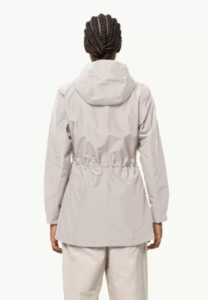 Dakar Parka Damen-Regenmantel Sea Shell