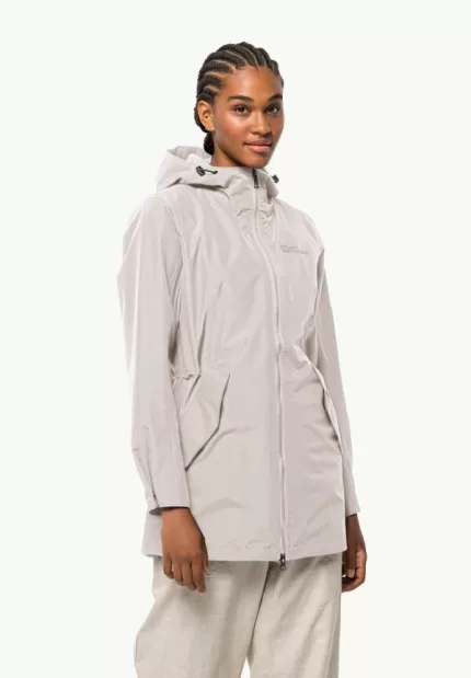 Dakar Parka Damen-Regenmantel Sea Shell