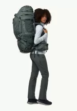 Denali 65|10 Women Damen-Trekkingrucksack für schwere Lasten slate green