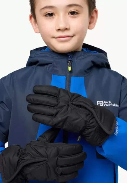 Easy Entry Glove winddichte Kinderhandschuhe black