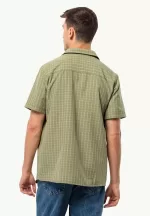 El Dorado Shirt Men Kurzärmliges Herren-Wandershirt Bay Leaf Check