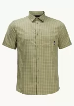 El Dorado Shirt Men Kurzärmliges Herren-Wandershirt Bay Leaf Check