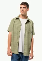 El Dorado Shirt Men Kurzärmliges Herren-Wandershirt Bay Leaf Check