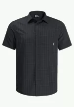 El Dorado Shirt Men Kurzärmliges Herren-Wandershirt Phantom Checks