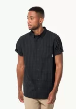 El Dorado Shirt Men Kurzärmliges Herren-Wandershirt Phantom Checks