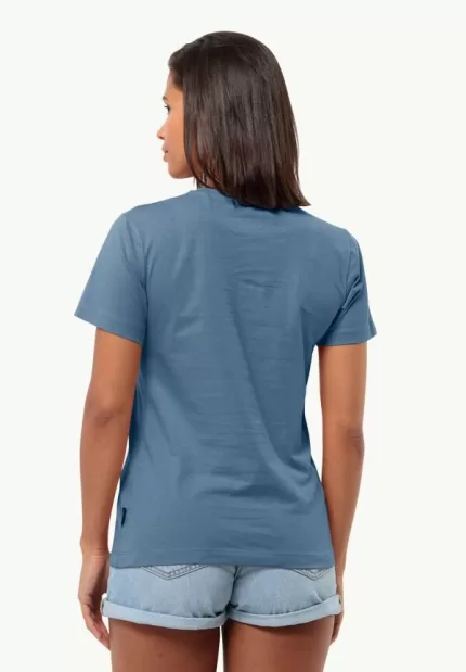 Entdecken Sie das Damen-T-Shirt aus Bio-Baumwolle von Heart T Elemental Blue