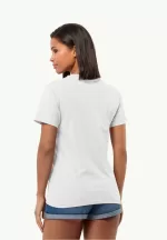 Essential T Damen-T-Shirt aus Bio-Baumwolle White Rush