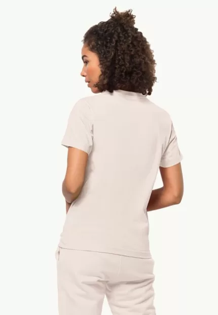 Essential T Damen-T-Shirt aus Bio-Baumwolle panna cotta