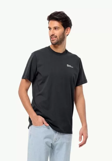 Essential T Herren-T-Shirt aus Bio-Baumwolle black 6001