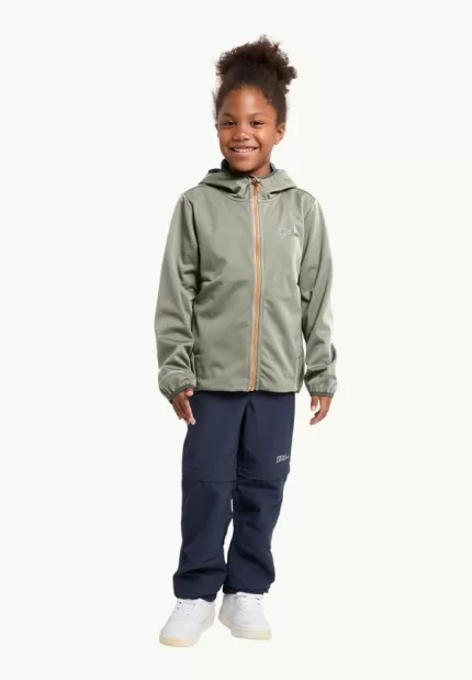 Feldberg Hooded Jkt Softshelljacke für Kinder mint leaf