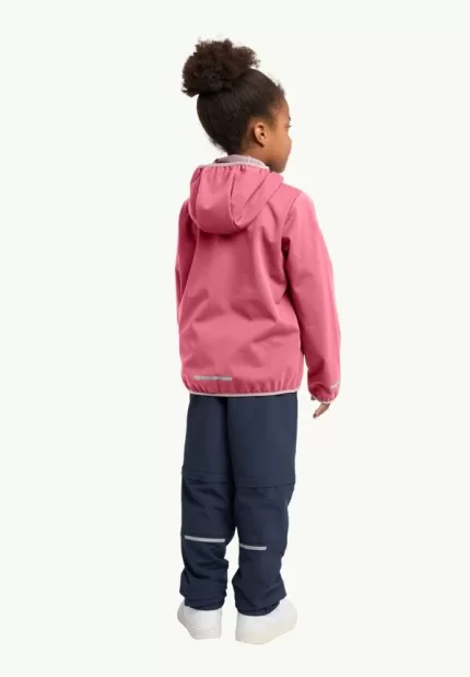 Feldberg Hooded Jkt Softshelljacke für Kinder soft pink