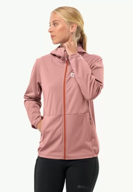 Feldberg Hoody Damen-Softshelljacke Rose Dawn