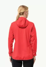 Feldberg Hoody Damen-Softshelljacke Vibrant Red