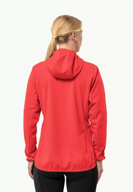 Feldberg Hoody Damen-Softshelljacke Vibrant Red