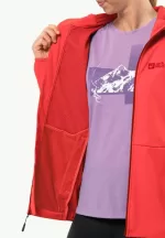 Feldberg Hoody Damen-Softshelljacke Vibrant Red