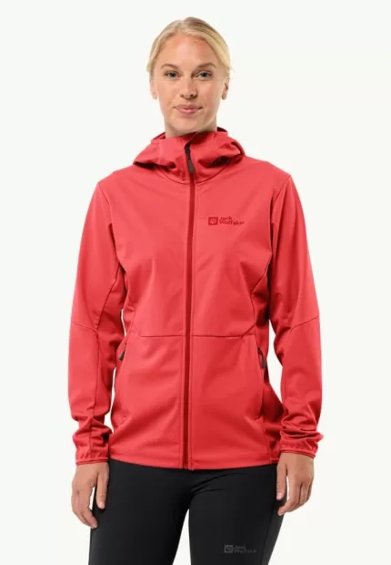 Feldberg Hoody Damen-Softshelljacke Vibrant Red